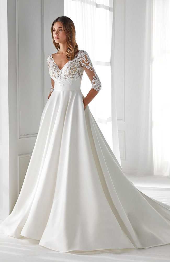 Abito Sposa Aurora By Nicole Milano Au121 Le Mariage